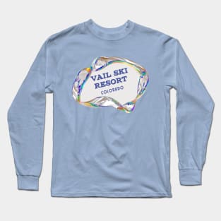 Vail Mountain Resort Colorado U.S.A. Gift Ideas For The Ski Enthusiast. Long Sleeve T-Shirt